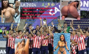 Jugadores paraguayos se montan una orgía con un brasileño para celebrar la victoria y filtrarla en Internet